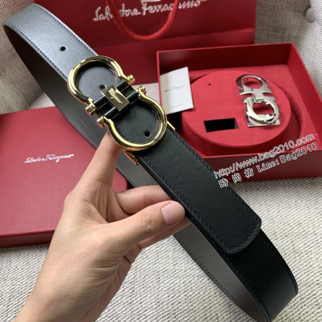 菲拉格慕男女士皮帶 Ferragamo雙扣高端禮盒腰帶  jjp2125